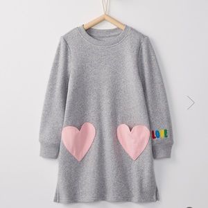 Hanna Andersson Girls sweatshirt dress